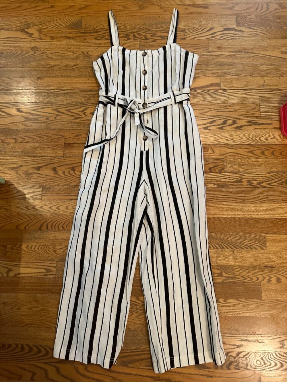 loft jumpsuit with tie waist size 6